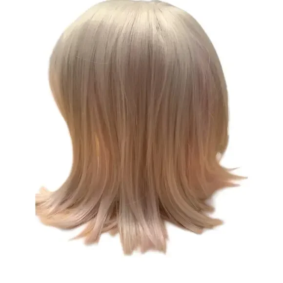 SIS HEAT RESTSTANT SYNTHETIC FIBER WHITE SHORT WIG - Picture 4 of 9